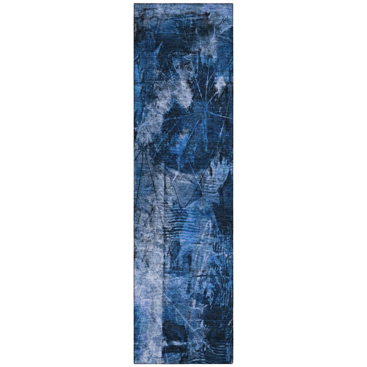 Washable Floral Indoor / Outdoor Rug