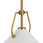 Luminaire suspendu 18 po avec abat-jour blanc-129402189