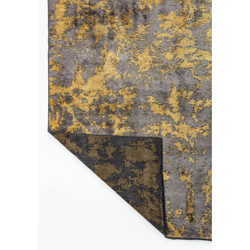 Rapture Abstract Area Rug, Square 9'10"
