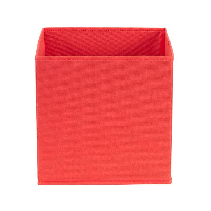 Ensemble de bacs rectangulaires Artisan, polyester rouge, Rouge