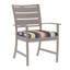 Charleston Aluminum Patio Dining Armchair with Cushions-706335716-706335708-706269128