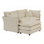 Canapé en chenille deux places avec 1 repose-pieds, canapé modulaire en L avec repose-pieds 2 places, causeuse avec repose-pieds pour petit espace en chenille-1258077856