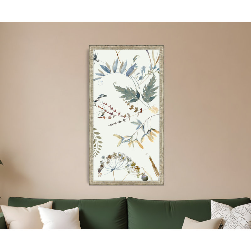 «Nature Gift II», reproduction d'art encadrée argentée