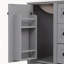 Meuble-lavabo vert clair 24 po avec lavabo intégré en céramique, tablette à double couche et tiroirs à fermeture en douceur-915830445