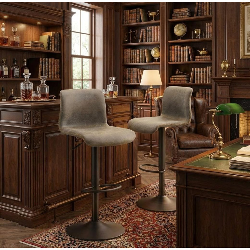 Upholstered Club Chair, Coffee 4pcs