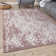 Carina Washable Rugs Geometric Design in Pink