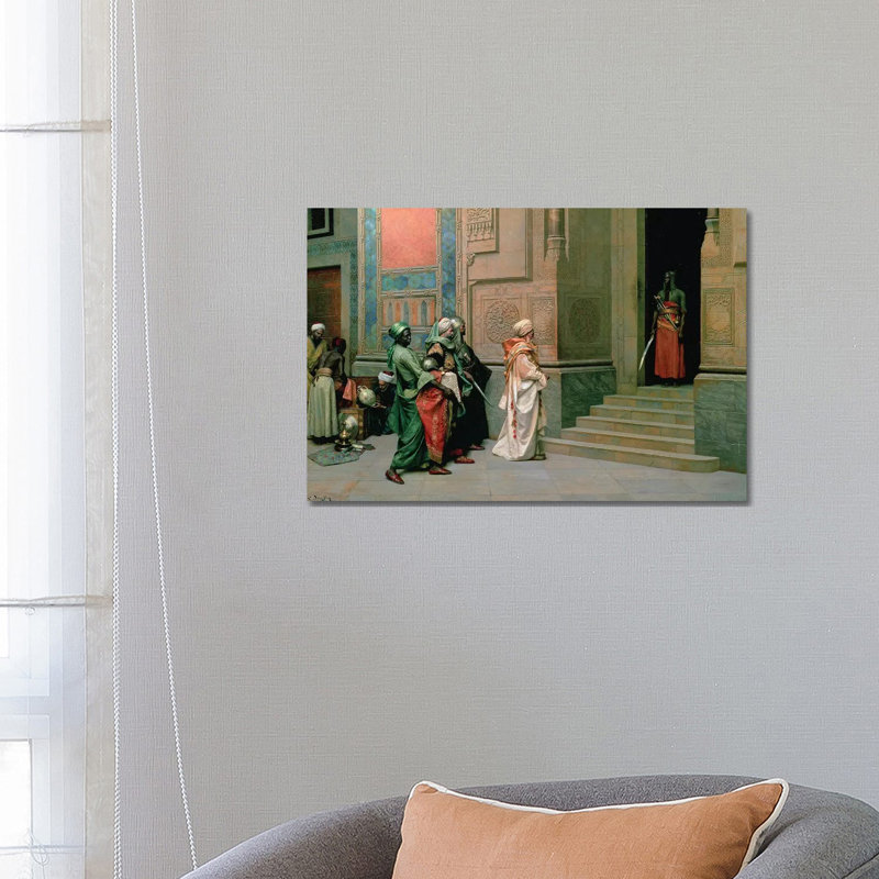 Outside The Palace - Wrapped Canvas Print