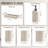Canio Resin Bathroom Accessory Set Bathroom Tray Tumbler-241940169
