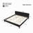 Pine Solid Wood King Size Bed, Solid And Stable-1170819544