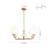 4-light Dimmable Opal Glass Globe Chandelier-403814953
