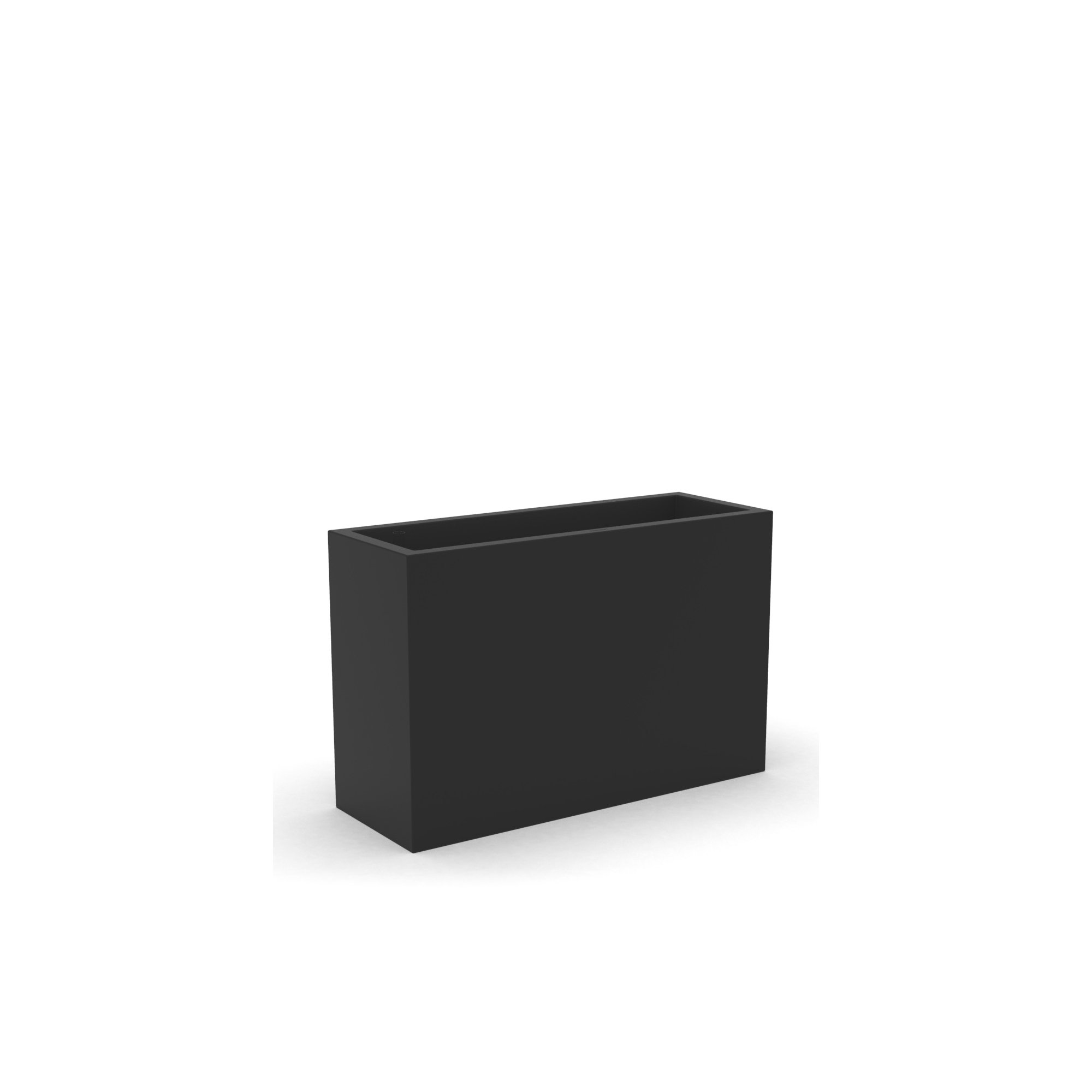Kenroy Planter Box, Black, 26" H x 39.5" W x 14" D