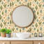 Papier peint adhésif Mid-Century Mid-Century Desert Cactus-128969292