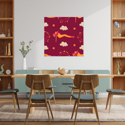 Art mural contemporain Skyline