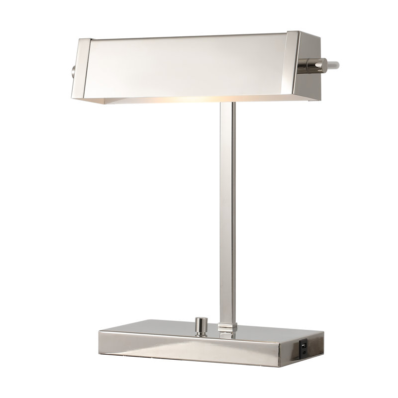 Gunsby 16.5" Metal Table Lamp w/ USB