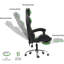 Fauteuil de jeu PC et de course-1284524088