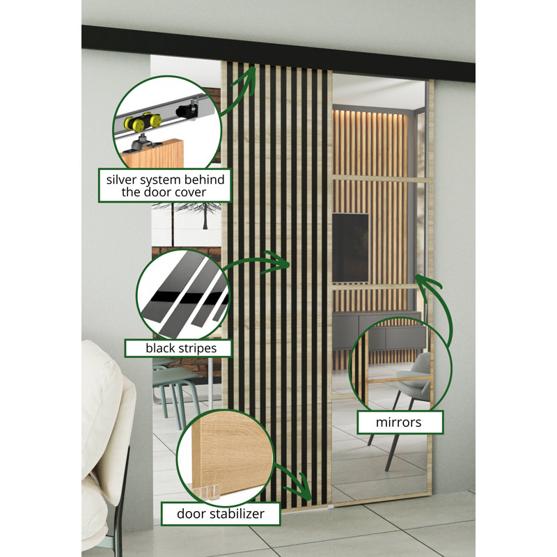 DOOR MOLI 1, 102cm x 205cm, Sonoma Oak