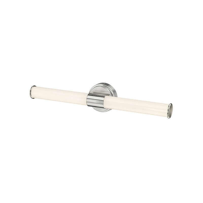 2 - Light Dimmable LED Bath Bar, Brushed Nickel