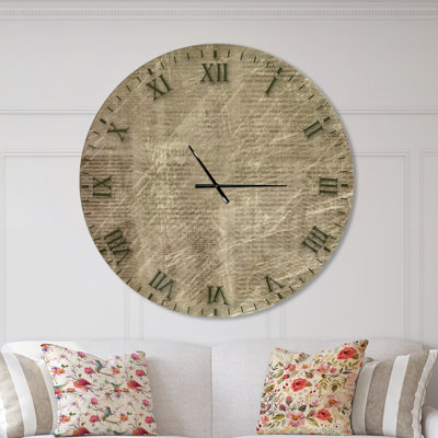 Horloge murale style campagne antique antique