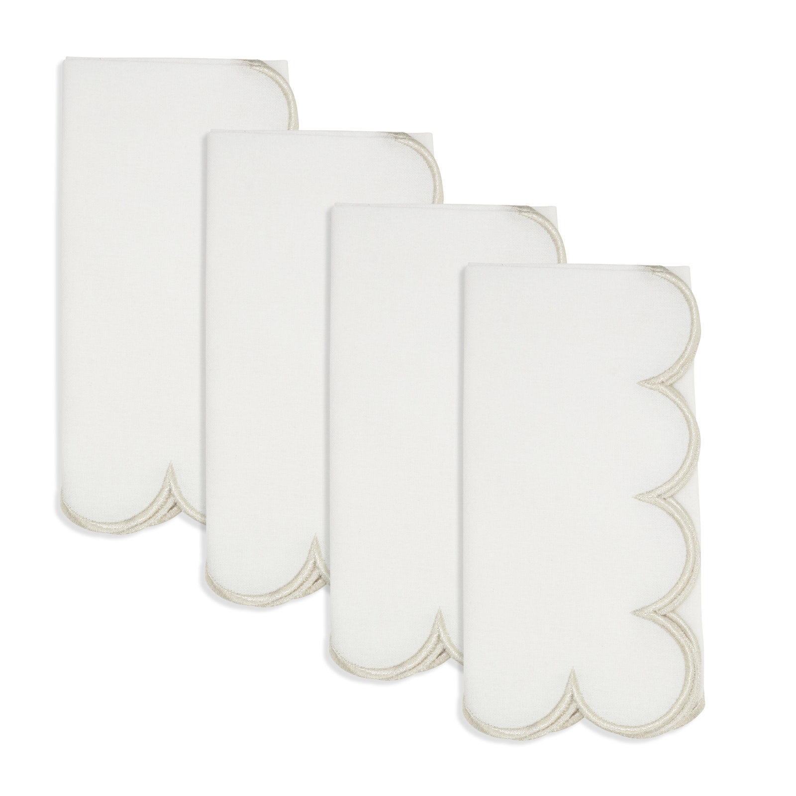 Paddock Rectangle Napkin, Champagne