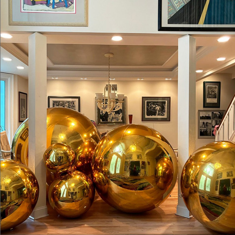 En stock! Ensembles de boules miroirs de différentes tailles, boules flottantes durables dans une variété de couleurs, parfaites pour les soirées disco
