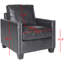 Fauteuil club de 29,5 po de largeur