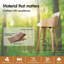 Swivel Upholstered Counter Stool with Solid Wood Frame-1155055378