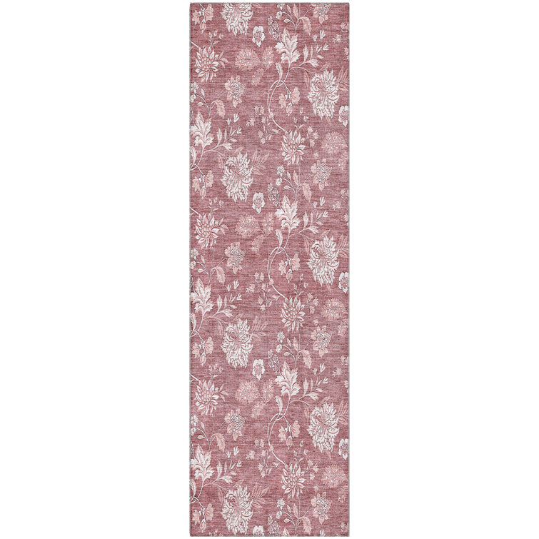 Premium Machine Washable Prisco Blush Rug