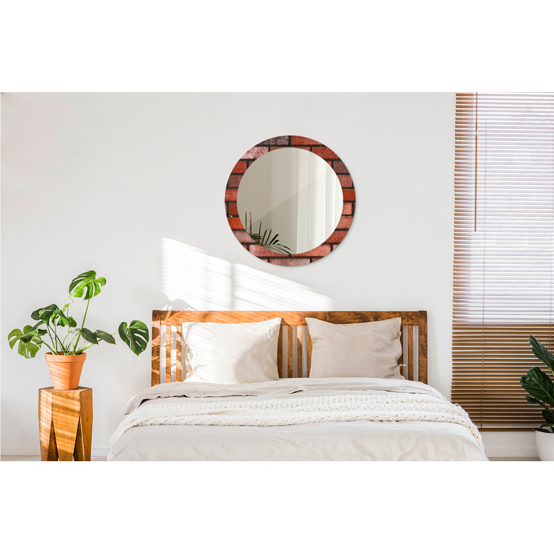 Huldar Glass Flat Wall Mirror