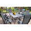 Ensemble de salle à manger rectangulaire en aluminium pour 8 personnes 77,17 po Bansley-945215529