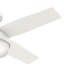 Ventilateur de plafond encastré à 4 pales à profil bas de 44 po avec lumières Dempsey-20702929