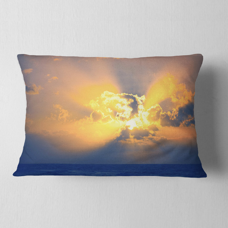 Coussin lombaire Scenic Sunset in Ocean