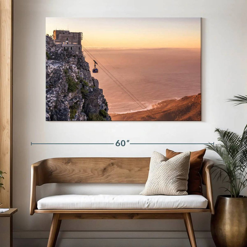 Kavia Table Mountain Cable Car, 34" H x 51" W