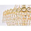 Lustre empire unique à 8 lumières avec accents de cristal Stoltz-32478717