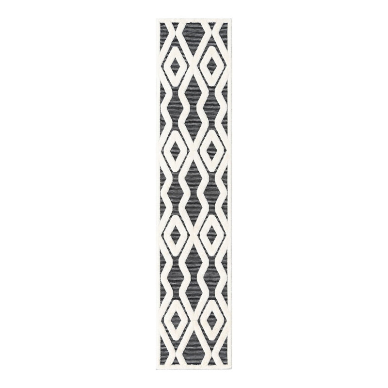 Tapis Corrhe Studio® Trellis Raheesa, Tapis de couloir 2 pi 7 po x 12 pi