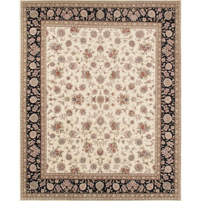 Tabriz Hand Knotted Wool Oriental Indoor Rug