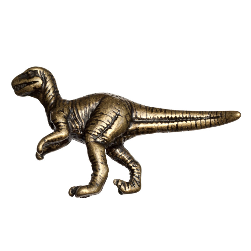 2 3/8" Dinosaur Novelty Knob, Brass