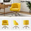 Chaise de travail en velours Doreen-1216894330