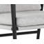 Chaise avec accoudoirs Latanyia en gris