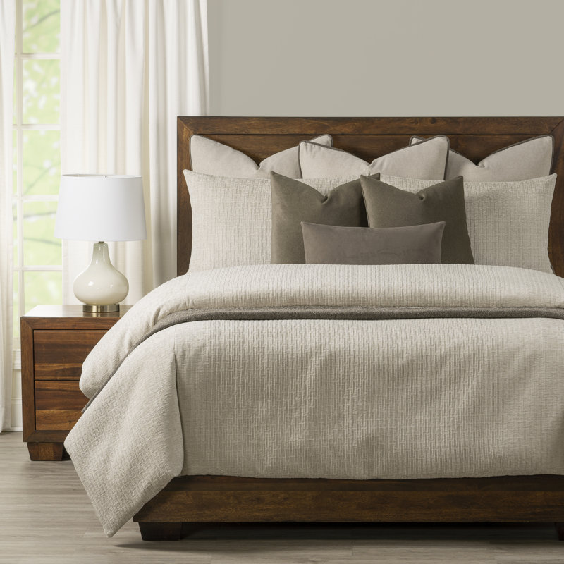 Ensemble de housse de couette et insert moelleux en velours de lin, Housse de couette et insert Cal King + 2 taies dé