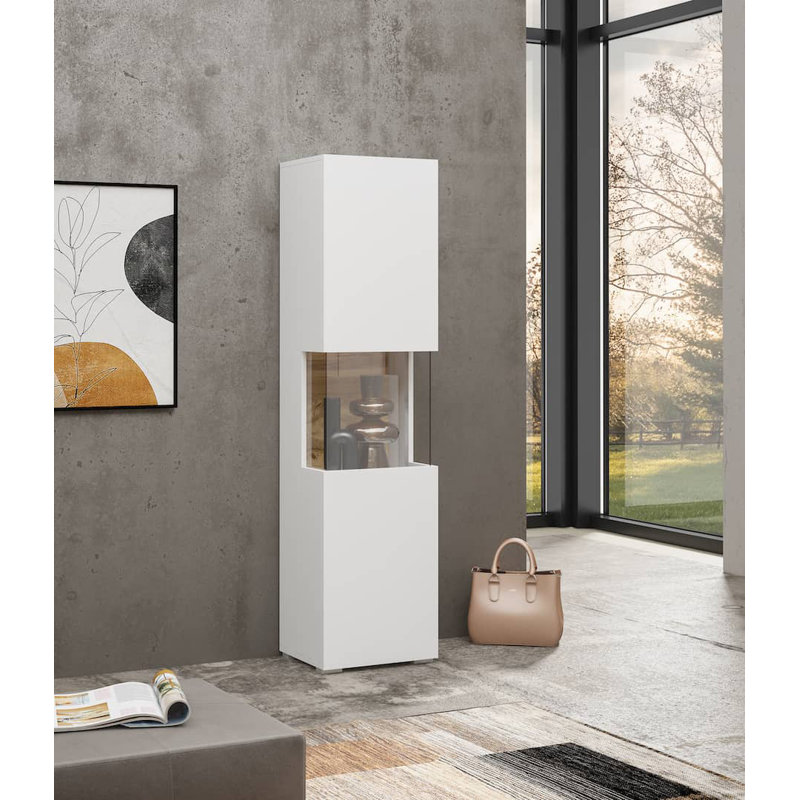 Deangello Display Cabinet, White
