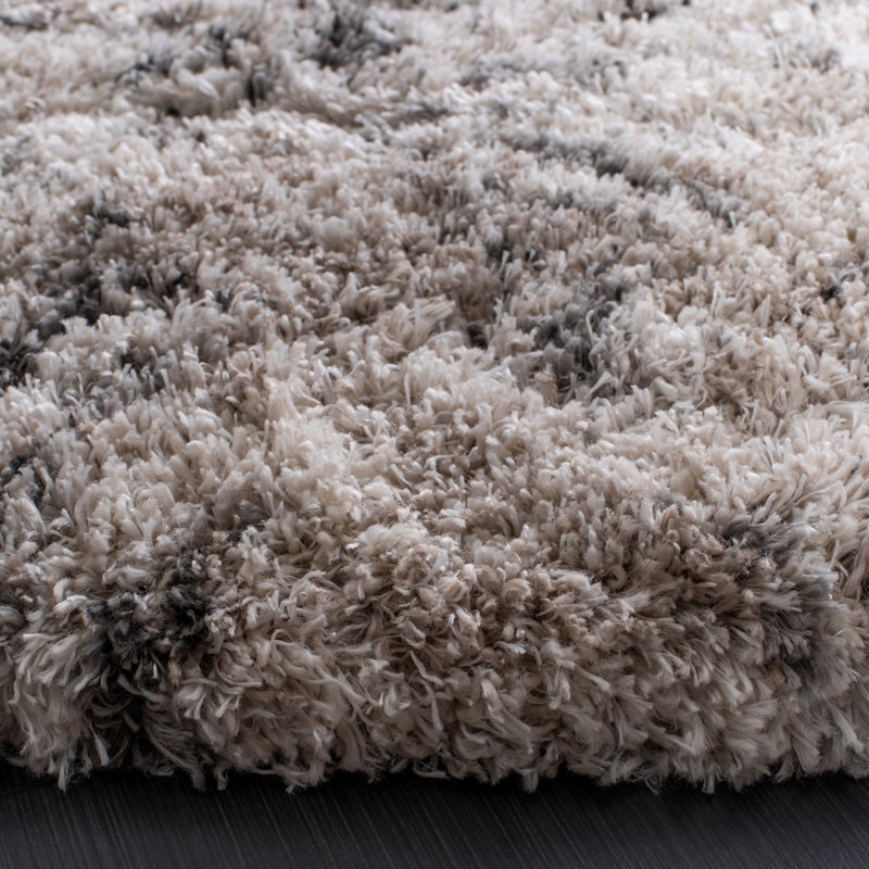 Tapis à motif géométrique Cockrell Performance, Rond 6 pi 7 po