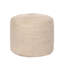 Repose-pieds beige rembourré Catherin