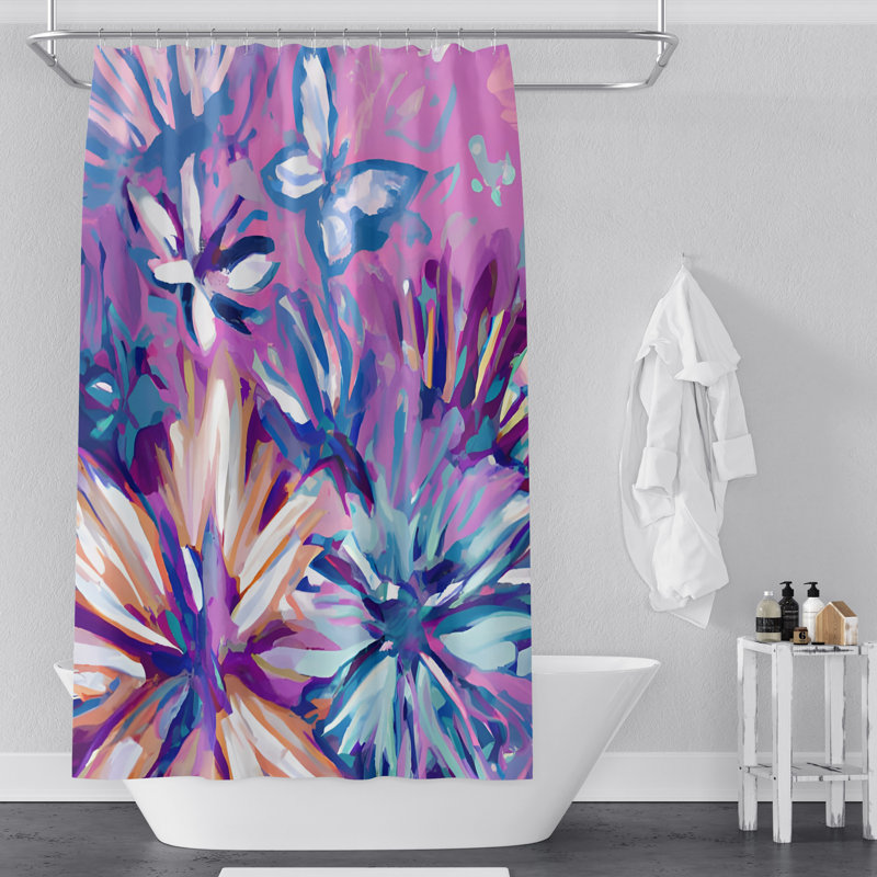 Rideau de douche Daanyaal, H 72 po x l 70 po