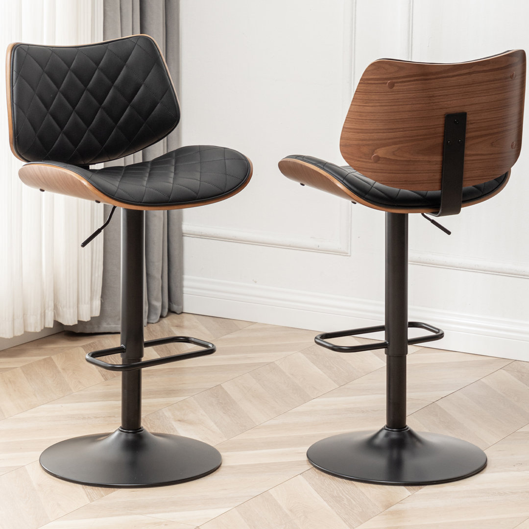 Swivel Adjustable Height Bar Stools (Set of 4) Corrigan Studio® 
