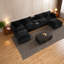 Canapés à compression avec rangement, 141 po Corduroy Modern Home