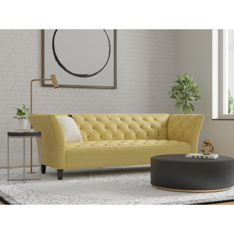 Carruth Upholstered 91'' Sofa, Vibe Zest Chenille