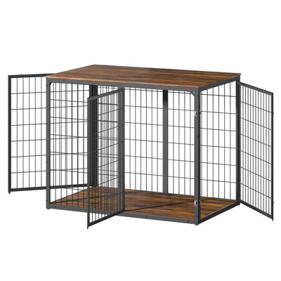 Dog Crate (Rustic Brown)
