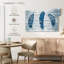 Plumes bleues sur bois Kerner-107853209