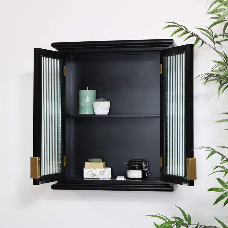 Abdorahman Display Cabinet, Black
