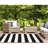 Salley 0.25" H Hand-Woven Striped Indoor / Outdoor Area Rug-1556718770
